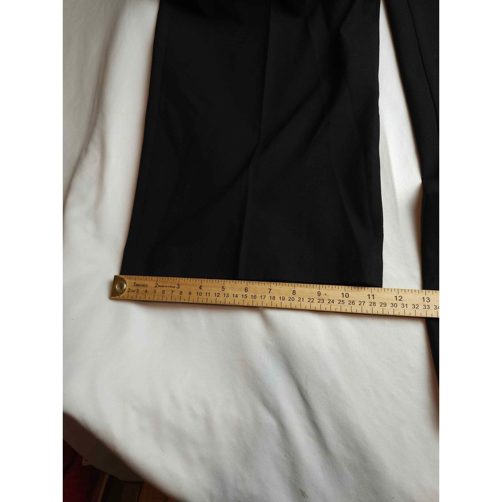 Talbots Womens Black Wide Leg Dress Pants High Rise Trousers Size 16 - Picture 2 of 7